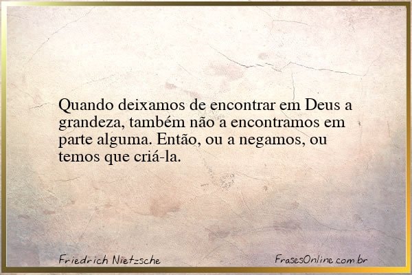 Frase de Friedrich Nietzsche