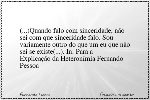 Frase de Fernando Pessoa