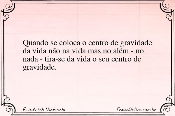 Frase de Friedrich Nietzsche