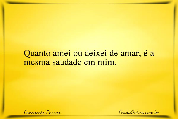 Frase de Fernando Pessoa