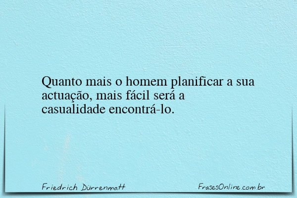 Frase de Friedrich Dürrenmatt