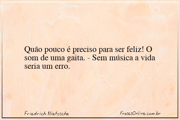 Frase de Friedrich Nietzsche
