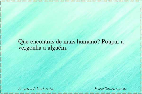 Frase de Friedrich Nietzsche