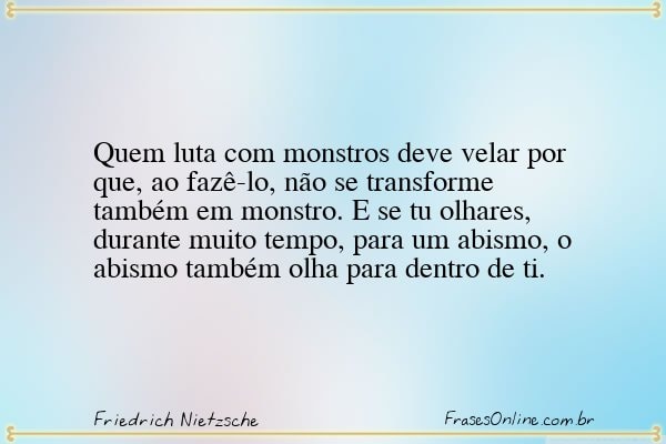 Frase de Friedrich Nietzsche