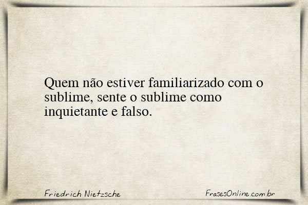 Frase de Friedrich Nietzsche
