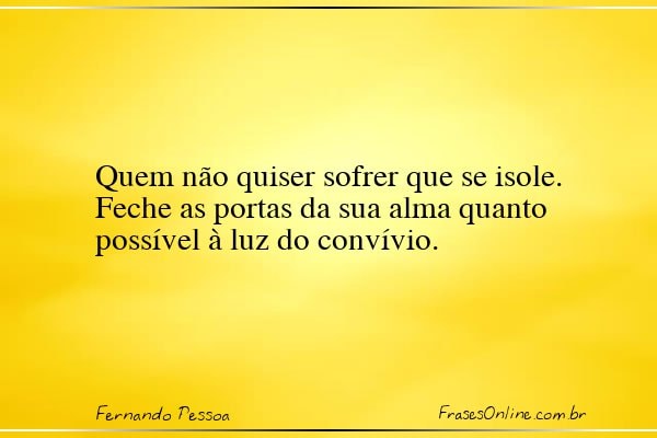 Frase de Fernando Pessoa