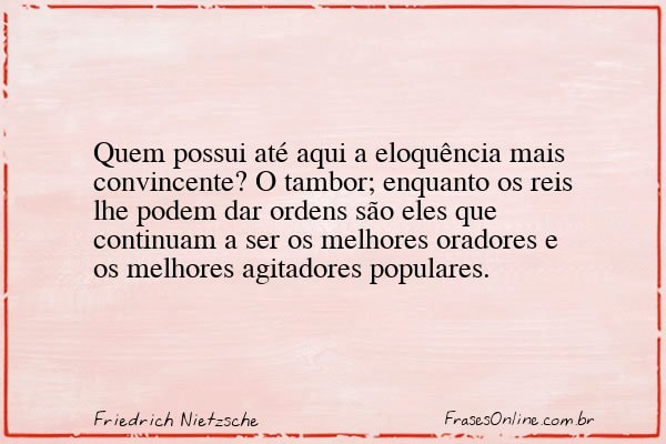 Frase de Friedrich Nietzsche