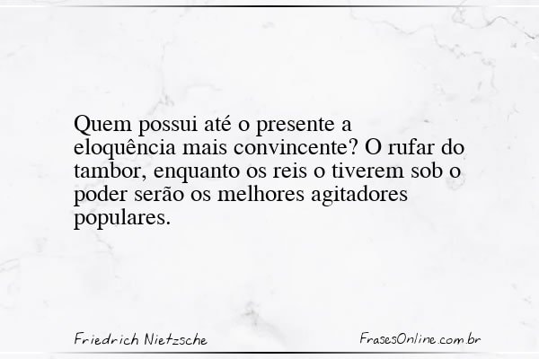 Frase de Friedrich Nietzsche
