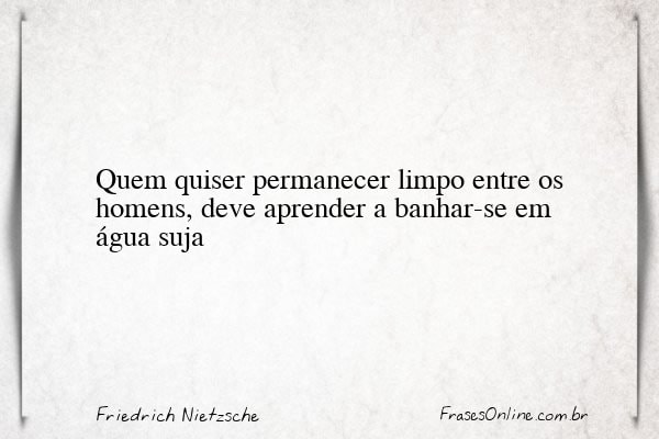 Frase de Friedrich Nietzsche