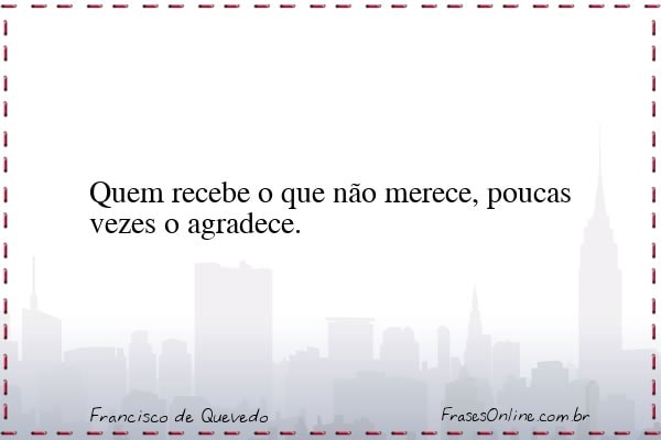 Frase de Francisco de Quevedo