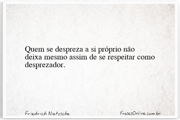 Frase de Friedrich Nietzsche