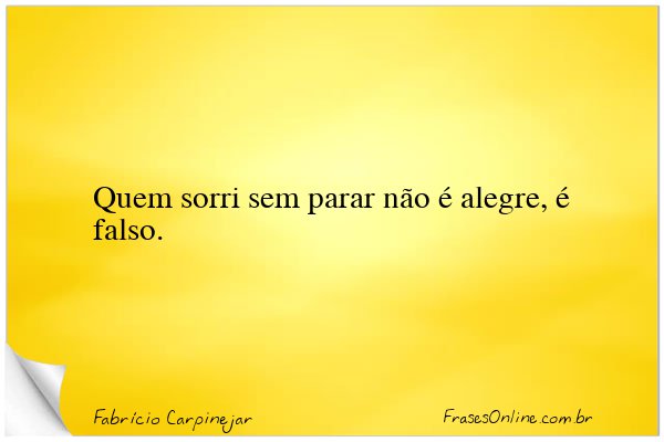Frase de Fabrício Carpinejar