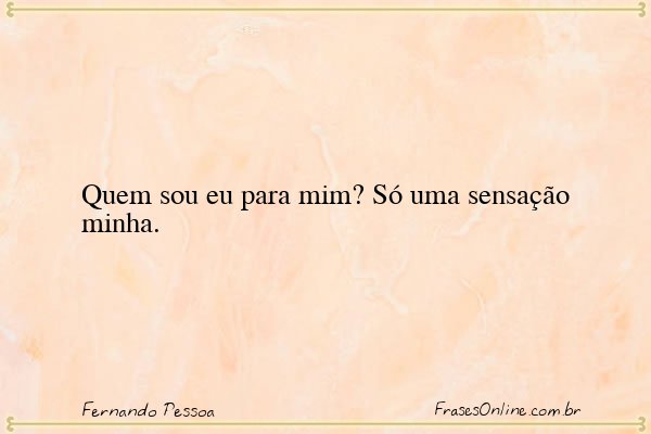 Frase de Fernando Pessoa