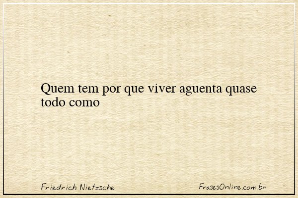 Frase de Friedrich Nietzsche