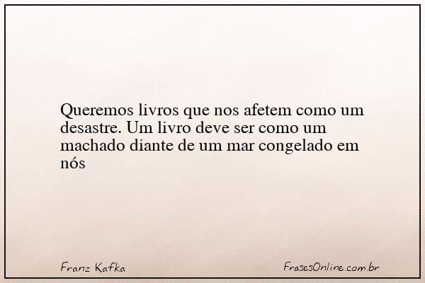 Frase de Franz Kafka