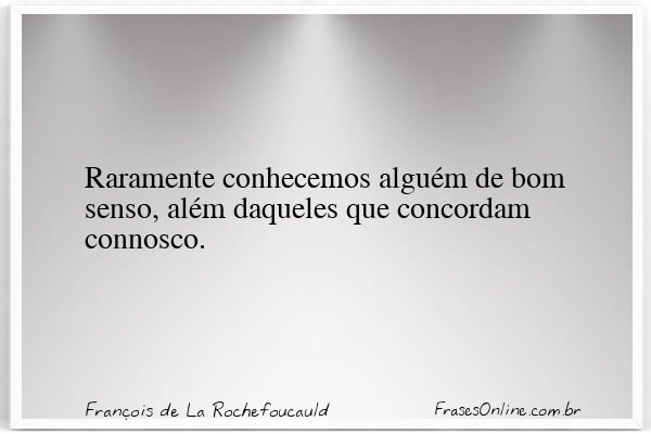 Frase de François de La Rochefoucauld