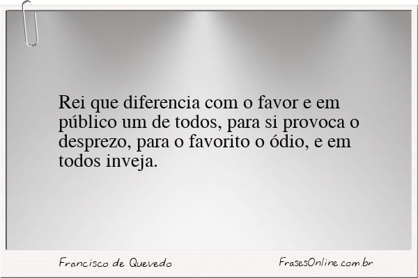 Frase de Francisco de Quevedo