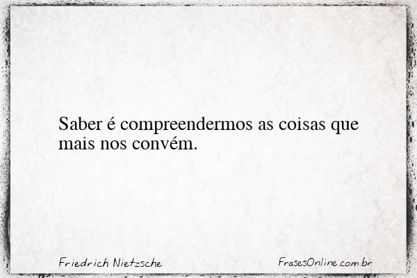 Frase de Friedrich Nietzsche