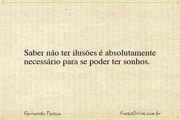 Frase de Fernando Pessoa