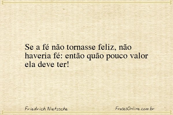 Frase de Friedrich Nietzsche