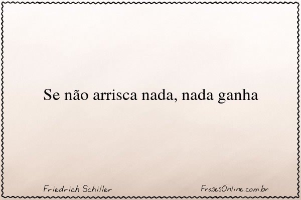Frase de Friedrich Schiller