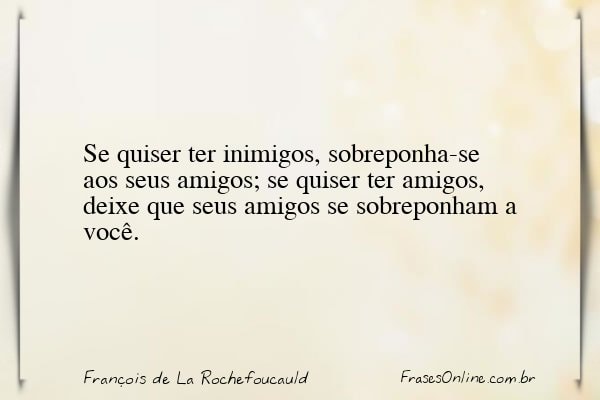 Frase de François de La Rochefoucauld