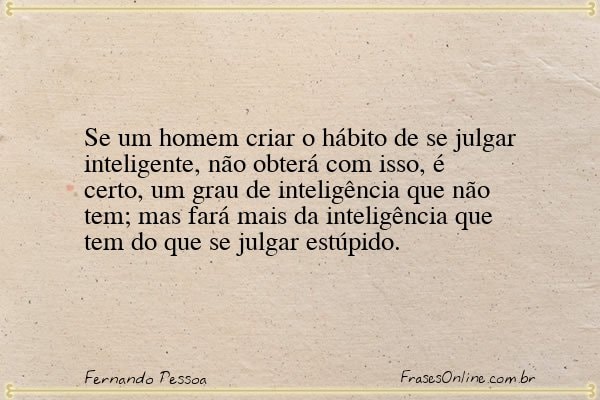 Frase de Fernando Pessoa