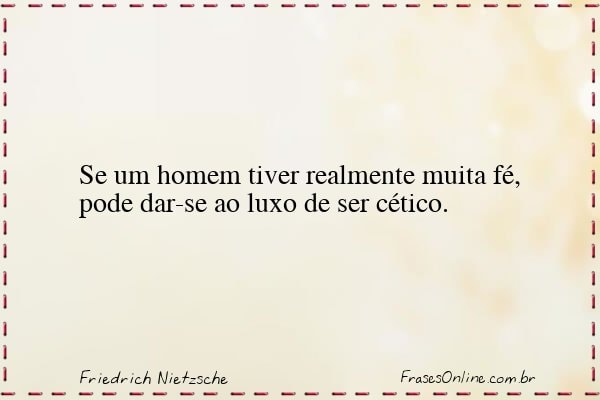 Frase de Friedrich Nietzsche
