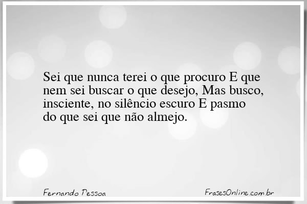 Frase de Fernando Pessoa