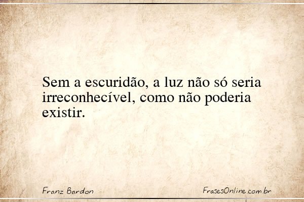Frase de Franz Bardon