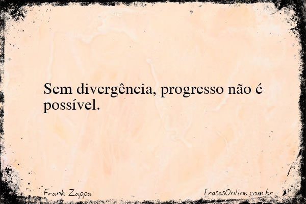 Frase de Frank Zappa