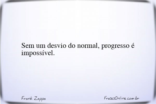 Frase de Frank Zappa