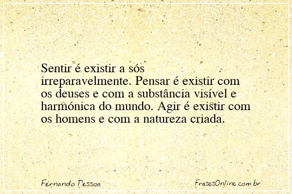 Frase de Fernando Pessoa