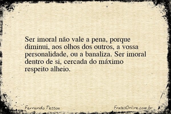 Frase de Fernando Pessoa