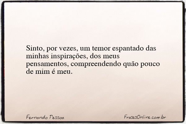 Frase de Fernando Pessoa