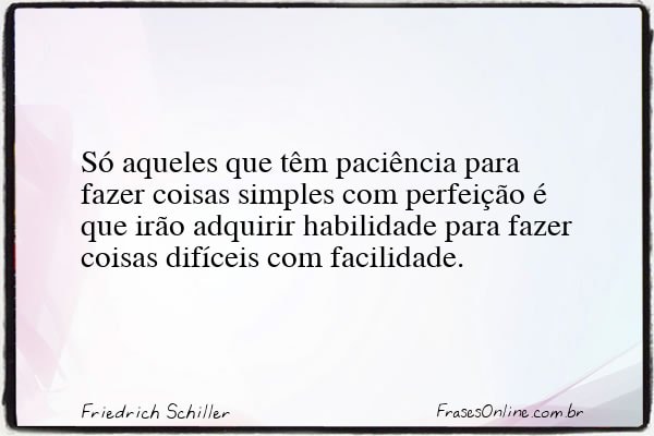 Frase de Friedrich Schiller