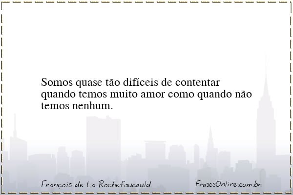 Frase de François de La Rochefoucauld