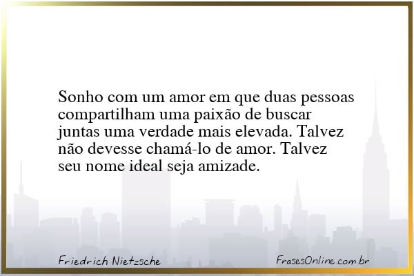 Frase de Friedrich Nietzsche