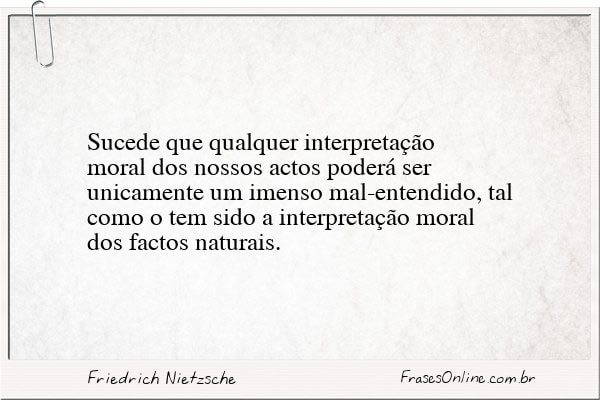 Frase de Friedrich Nietzsche