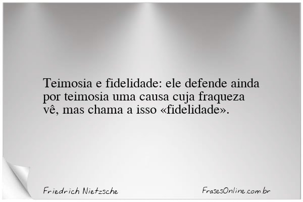 Frase de Friedrich Nietzsche
