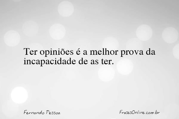 Frase de Fernando Pessoa