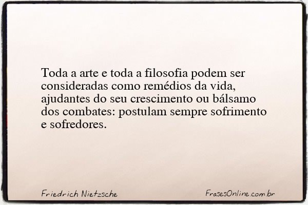 Frase de Friedrich Nietzsche