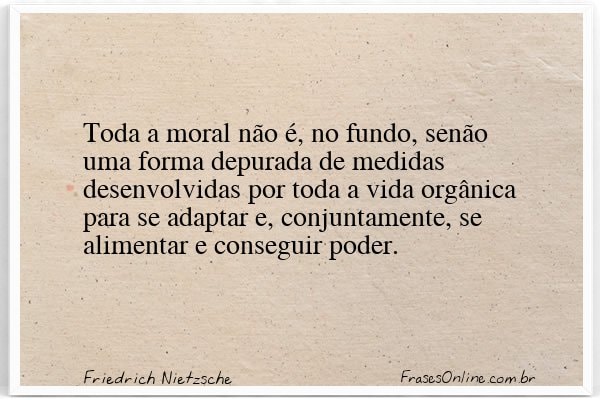 Frase de Friedrich Nietzsche