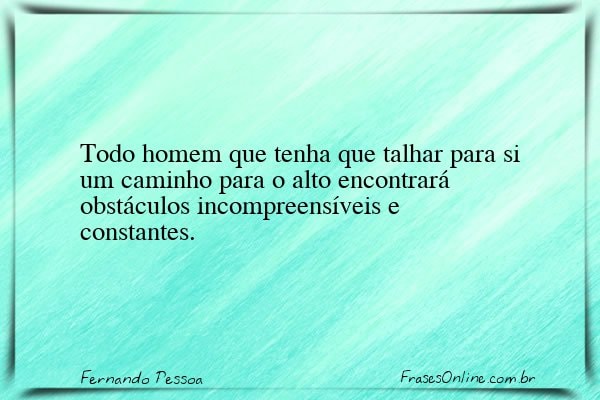 Frase de Fernando Pessoa