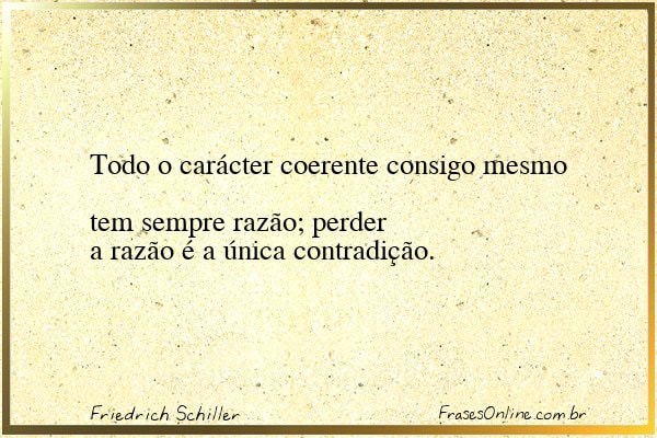 Frase de Friedrich Schiller