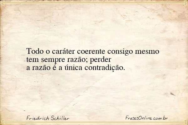 Frase de Friedrich Schiller