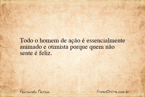 Frase de Fernando Pessoa