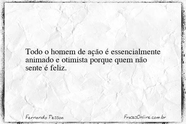 Frase de Fernando Pessoa
