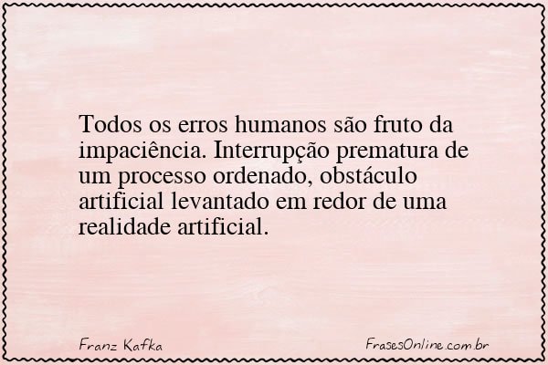 Frase de Franz Kafka