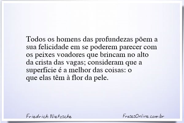 Frase de Friedrich Nietzsche